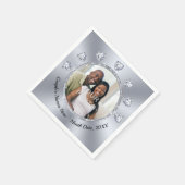 写真、パーソナライズされたのNapkins BULK、3サイズ スタンダードカクテルナプキン (角)