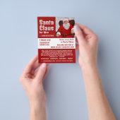 写真：パーソナライズされたサンタクロース・エンターテイナー チラシ (手)