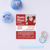 写真：パーソナライズされたサンタクロース・エンターテイナー チラシ (シングル)