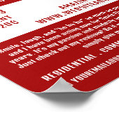 写真：パーソナライズされたサンタクロース・エンターテイナー ポスター (角)