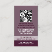 写真、パーソナライズされたチアリーティング・コーチ 名刺 (裏面)