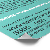 写真、パーソナライズされたプロフェッショナル開催者 ポスター (角)