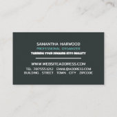 写真、パーソナライズされたプロフェッショナル開催者 名刺 (裏面)