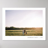 写真(パーソナライズされた金ゴールド) 箔ポスター (正面)