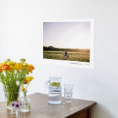 写真(パーソナライズされた金ゴールド) 箔ポスター (レイダウン (キッチン))