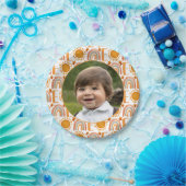 写真「パーソナライズされた1」レインボー&サンシャイン ペーパープレート (パーティー)