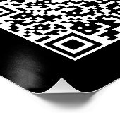 写真、パーソナライズされたVisit Santa、QRCodeキュー ポスター (コーナー)