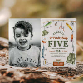 写真 フィッシング 5歳 誕生日 招待状