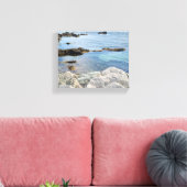 写真：ブルー海ショアネイチャー屋外美しい キャンバスプリント (インサイチュ (リビング))