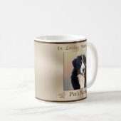 写真、ペットの損失のためのパーソナライズな悔やみや弔慰のギフト コーヒーマグカップ (正面右)