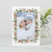 写真 ボタニカル ホリデー カード (スタンド正面)