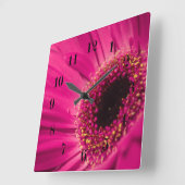 写真、マクロ スクエア壁時計 (傾斜)