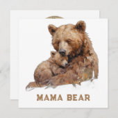 *~* 写真 ママベア Ap72 優しい母の日カード シーズンカード (正面/裏面)