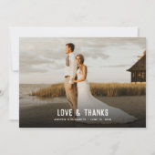 写真 & ライトハウス 感謝カード (正面)