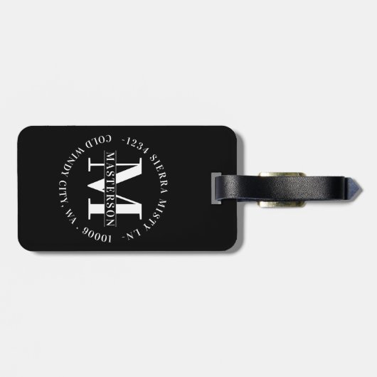 写真 ラゲッジタグ (裏面横)