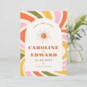 写真 レインボー ウェーブィー グルービー セーブ・ザ・デート QRコード (スタンド正面)