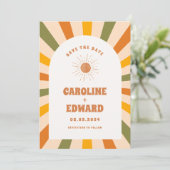 写真 レインボー 波動 グルーヴィー セーブ・ザ・デート QRコード (スタンド正面)