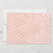 写真 レッツ フラミンゴ ファースト バースデー 招待状 (裏面)