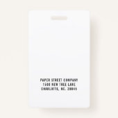 写真|ロゴプロフェッショナル室|淡い灰色 バッジ (裏面)