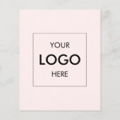 写真 ロゴ ビジネス マーケティング ピンク チラシ (裏面)