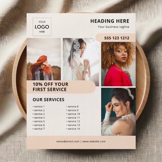 写真 ロゴ ビジネス マーケティング フライヤー