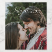 写真 ワインラベル (シングルラベル)