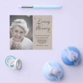 写真 予算 お悔やみ 愛する記憶を込めて チラシ (シングル)