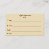 写真 予約カード (裏面)