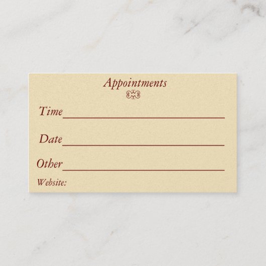 写真 予約カード (裏面)