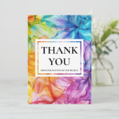 写真❤️付きThank you Ethereal開花 サンキューカード (スタンド正面)