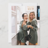 写真 伴娘の誘い カラー パレット カード (裏面)