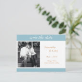 写真 保存日を発表 案内ポストカード (スタンド正面)