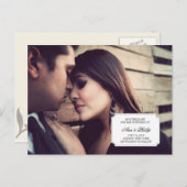 写真 保存日アナウンス 案内ポストカード (正面/裏面)