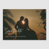 写真 保存日付 マグネット (正面)