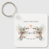 写真 保存日 結婚式 テーマ キーチェーン (正面)