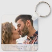 写真 保存日 結婚式 テーマ キーチェーン (裏面)