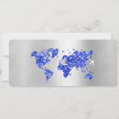 写真 保存 日付 搭乗券 セントトーマス 招待状 (裏面)