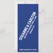 写真 保存 日付 結婚式 スポーツ チケット セーブザデート (裏面)