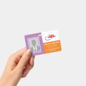 写真 健康感情サポート カラー テンプレート バッジ (手持ち)