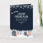 写真 冬の素朴なクリスマス シーズンカード (正面)