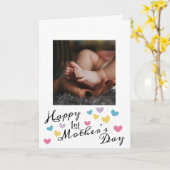 写真 初日の母親の日 カード (黄色い花)