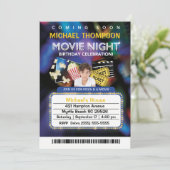 写真  劇場  映画  映画館の看板 誕生日パーティー 招待状 (スタンド正面)