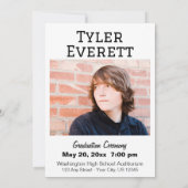 写真 卒業のお知らせ / 招待状 (裏面)