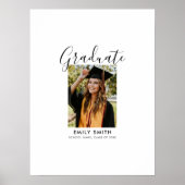 写真 卒業パーティー ゲスト シグネチャー ポスター (正面)