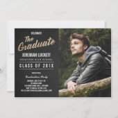 写真 卒業パーティー 招待状 | 黒板 (正面)