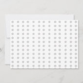 写真 卒業パーティー 2025 QRコード ミニマル 招待状 (裏面)