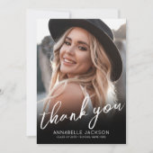 写真 卒業 サンキューカード (正面)