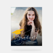 写真 卒業 記念 アクリル クラス オブ 2026 アクリルサイン (正面)