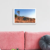 写真 – 古い風車 キャンバスプリント (インサイチュ (リビング))