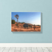 写真 – 古い風車 キャンバスプリント (インサイチュ (ウッドフロア))